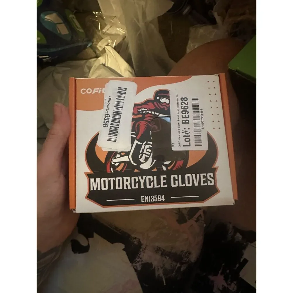 cofit Breathable Touchscreen Motorcycle Gloves Hard Knuckle Prot| Pink (Size L)